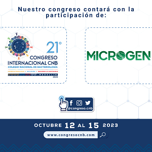 Invitacion Congreso del Colegio Nacional de Bacteriología en Medellín 2023